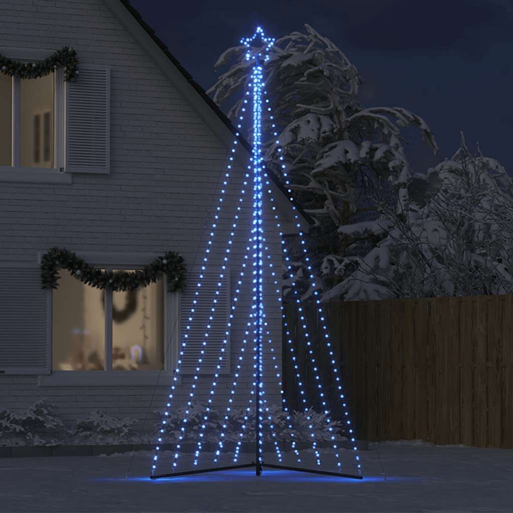 Vidaxl LED Árbol de Navidad 570 LED 399 cm azul