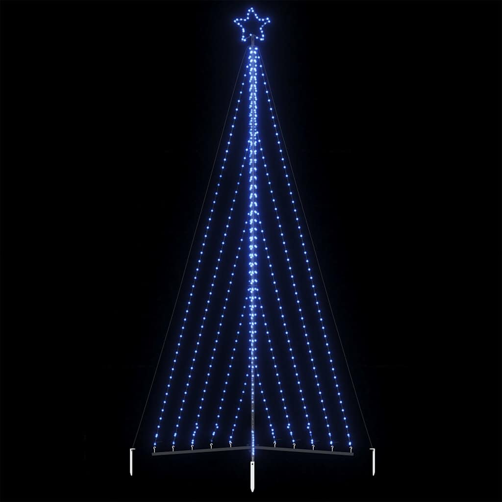 Vidaxl LED Árbol de Navidad 570 LED 399 cm azul