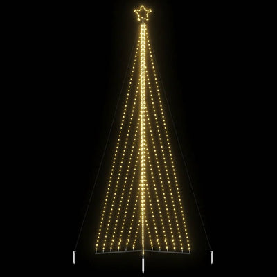 Vidaxl LED Árbol de Navidad 789 LED White White 476 cm