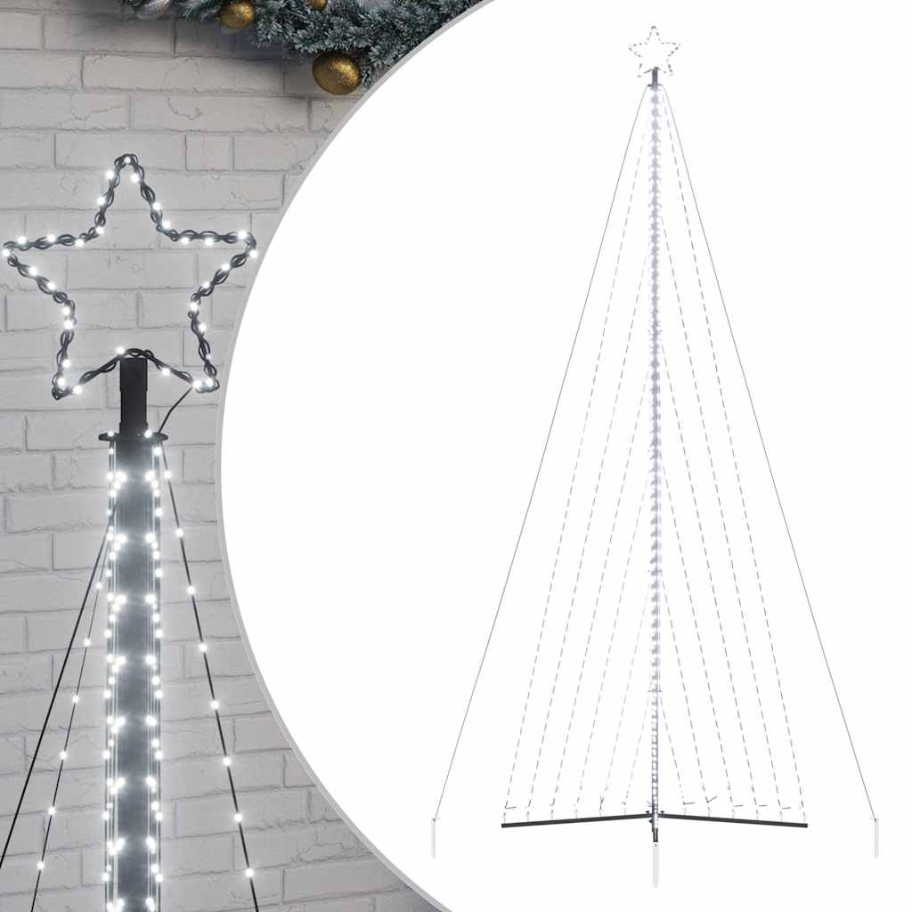 Vidaxl LED Tree di Natale 789 LED Creddo bianco 476 cm