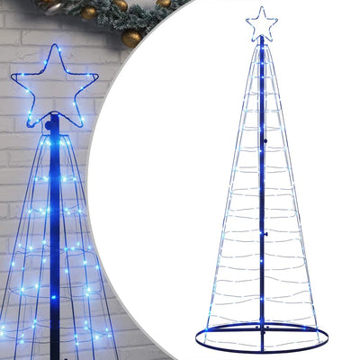 Vidaxl LED Christmas tree 200 LEDs 182 cm blue