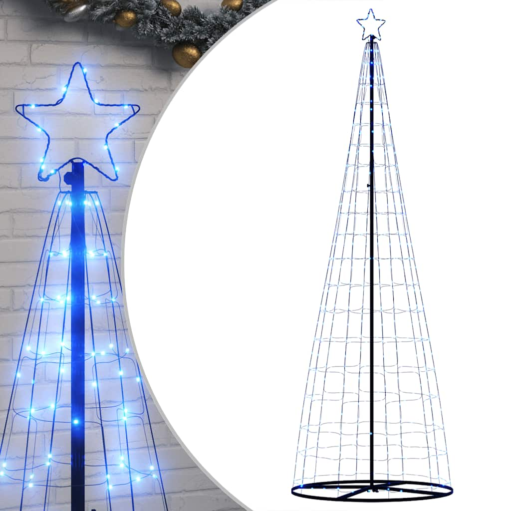 Vidaxl LED albero di Natale 550 LED 304 cm blu