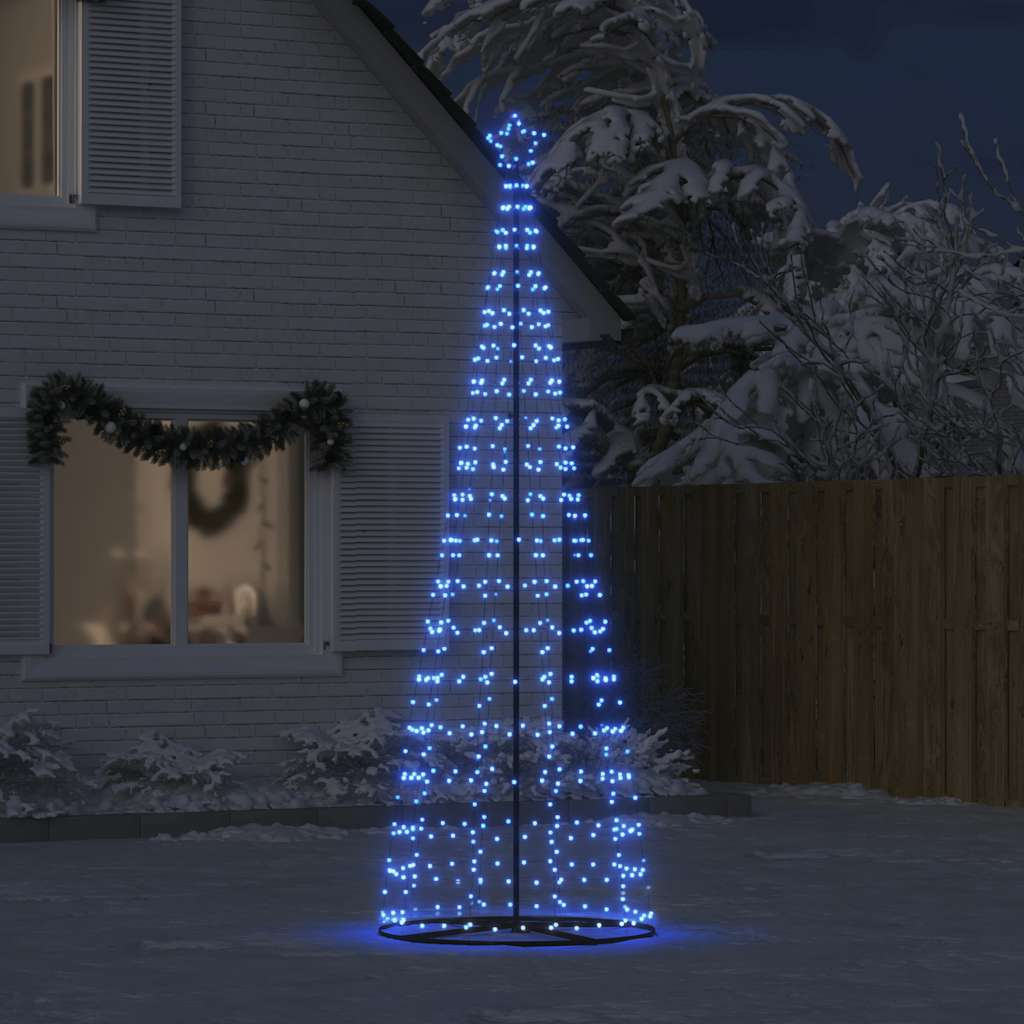 Vidaxl LED albero di Natale 550 LED 304 cm blu