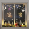 Vidaxl Luces navideñas Silhoueta de Santa Claus2 St 35 LED White White