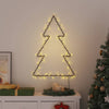 Vidaxl Iluminación navideña Silueta de árbol de Navidad 115 LED CALIENTE WHITE