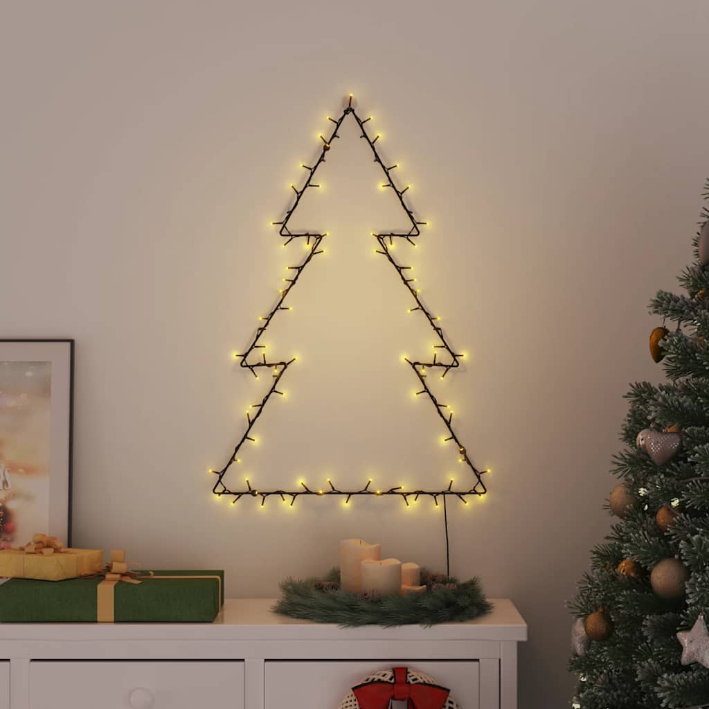 Vidaxl Lighting Christmas Christmas Tree Silhouette 115 LED Warm White