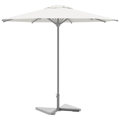 Vidaxl Parasol Football Places 2 St Triangular 14 kg Granite Grey