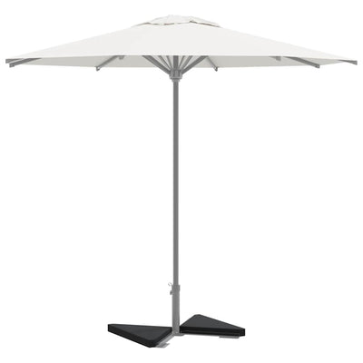 Vidaxl Parasol Football Places 2 St Triangular 14 kg Granite Black