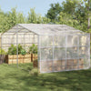 Vidaxl plantenafdekking met zeilringen 3x10 m polyethyleen