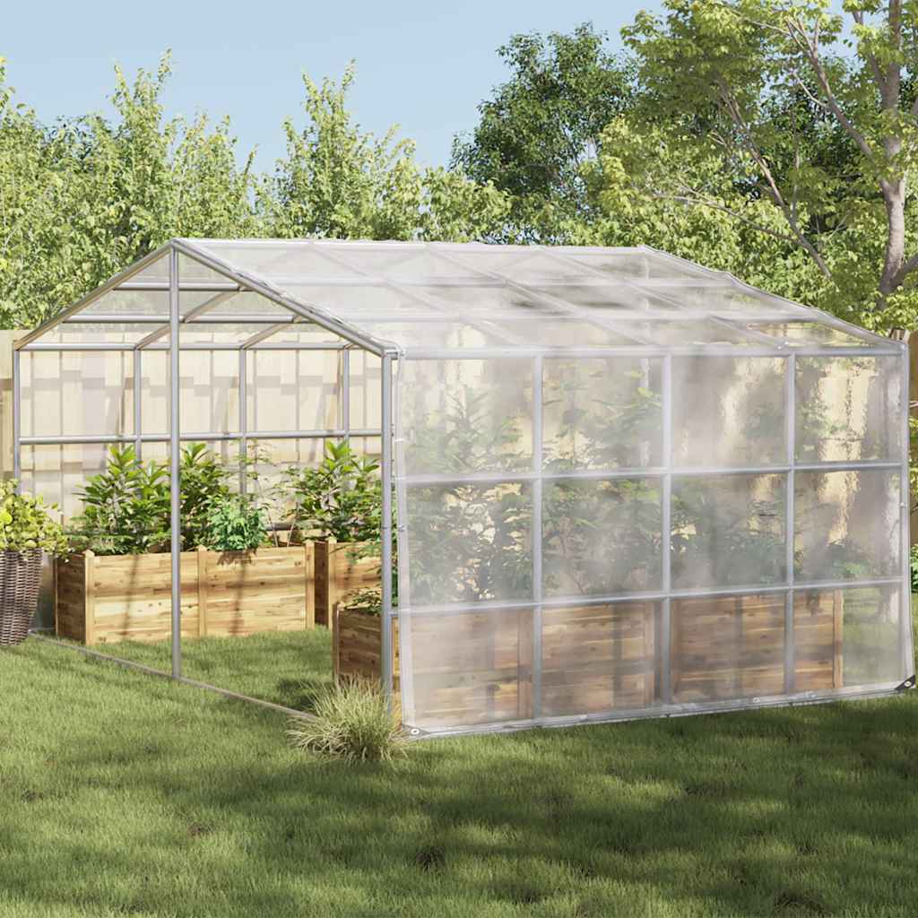 Vidaxl plantenafdekking met zeilringen 3x10 m polyethyleen