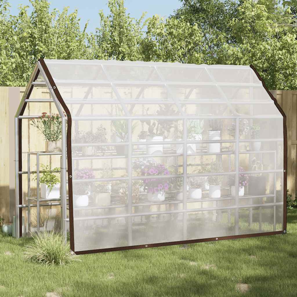 Vidaxl plantenafdekking met zeilringen 3x5 m polyethyleen