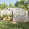 Vidaxl plantenafdekking met zeilringen 3x10 m polyethyleen