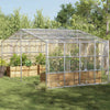 Vidaxl plantenafdekking met zeilringen 3x10 m pvc