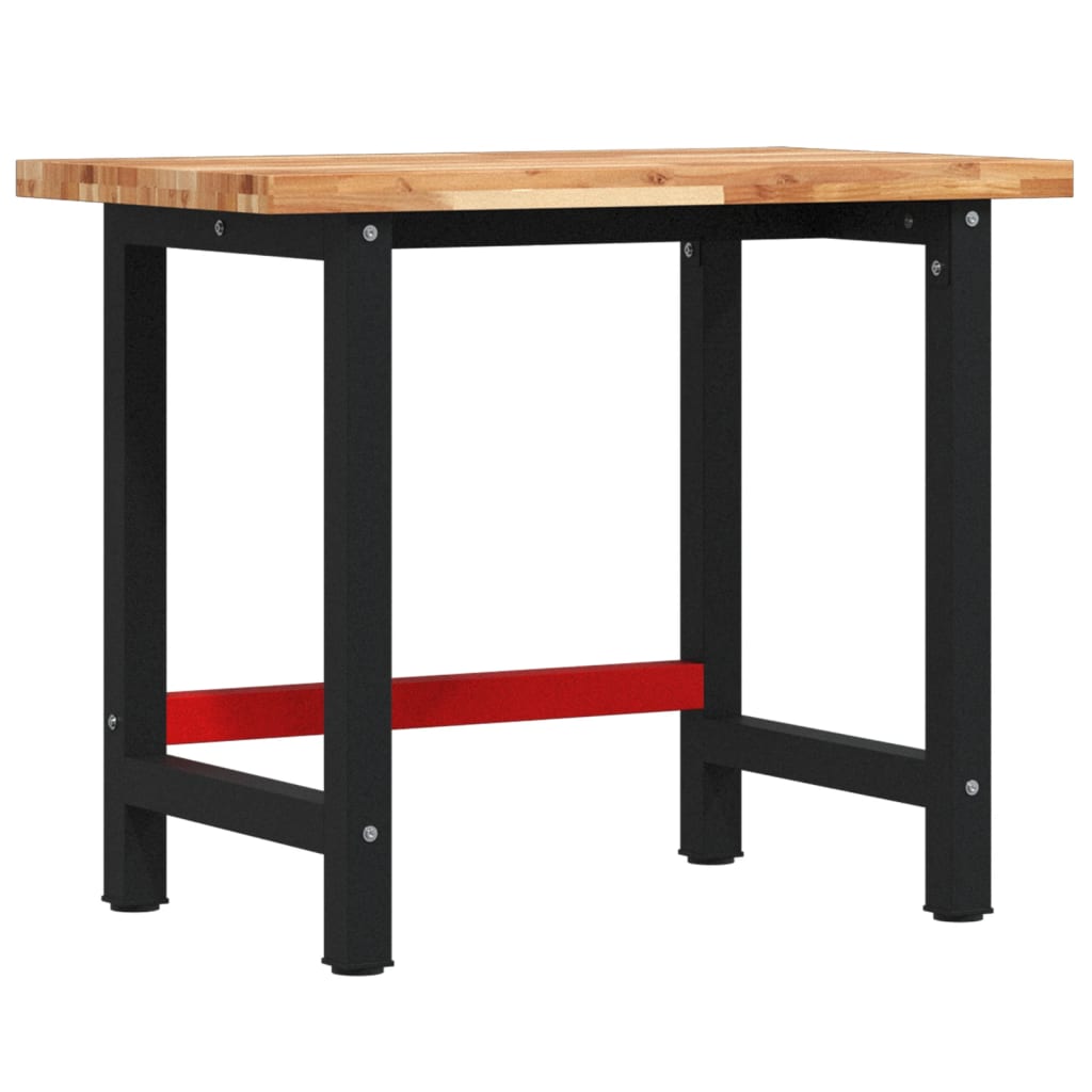 Banco de trabajo vidaxx rectangular 100x60x83 cm madera maciza de acacia