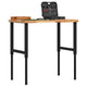 Vidaxx banco de trabajo rectangular 100x60x (73-99,5) cm madera maciza de acacia