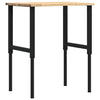 Vidaxl werkbank 80x60x(71,5-98) cm massief eikenhout