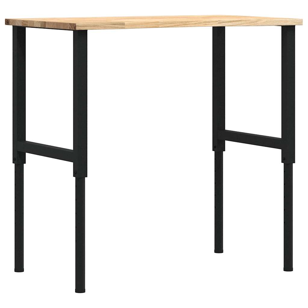 Banco da lavoro Vidaxx 100x60x (71,5-98) cm in rovere massello