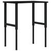 Vidaxl werkbank 80x60x(71,5-98) cm eikenhout donkerbruin