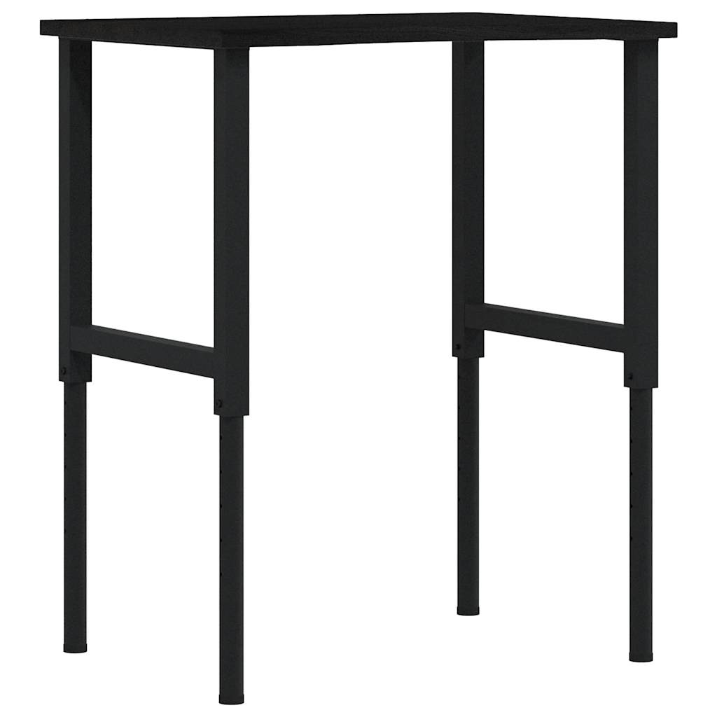 Vidaxl werkbank 80x60x(71,5-98) cm eikenhout donkerbruin