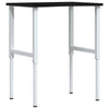 Vidaxx banco de trabajo 80x60x (71,5-98) cm roble marrón oscuro