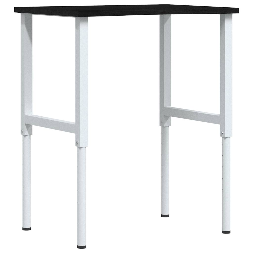 Vidaxl werkbank 80x60x(71,5-98) cm eikenhout donkerbruin