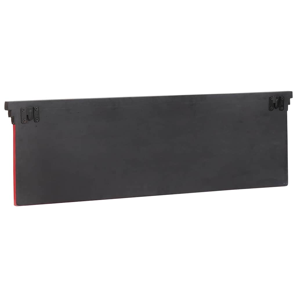 Vidaxx perchero negro 80 x 25 x 2 cm madera maciza de mango