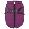 Vidaxl Dog Coat con armatura impermeabile Purple Reflective 4xl