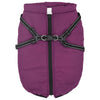 Vidaxl Dog Coat con armatura impermeabile viola riflettente 6xl