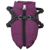 Vidaxl Caón de perros con armadura Purple reflectante impermeable S