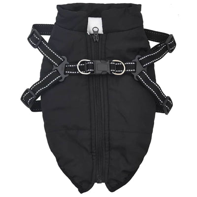 Vidaxl Cailla para perros con armadura impermeable Black 2xl