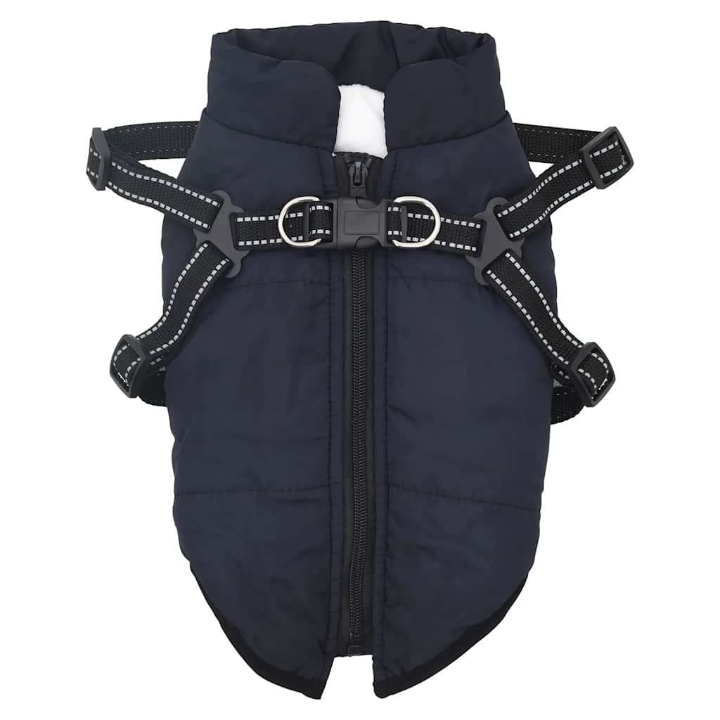 Vidaxl Cailla para perros con armadura Blue azul reflectante Blue L