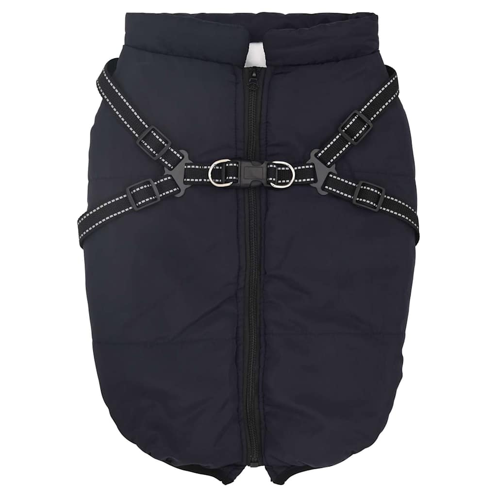 Giacca per cani Vidaxl con armatura impermeabile blu navy blu navy