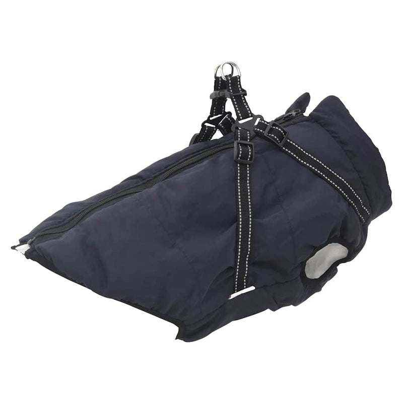 Vidaxl Caón de perros con armadura Blue marina reflectante impermeable 5XL