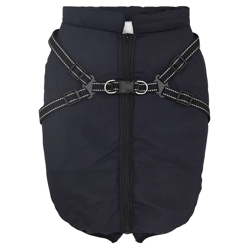 Vidaxl Caón de perros con armadura Blue marina reflectante impermeable 5XL