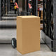 Trolley a mano Vidaxx nero e rosso 57 x 46 x 113 cm in acciaio
