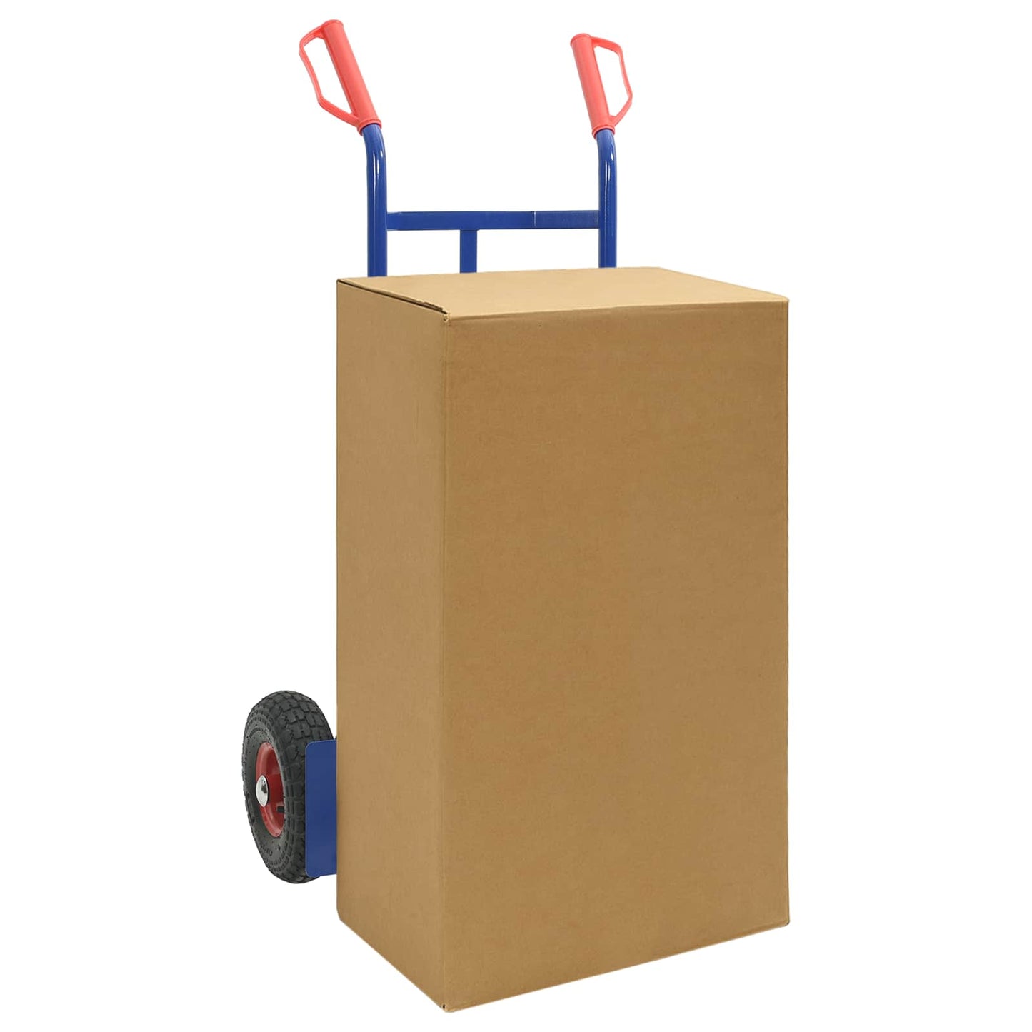 Trolley a mano VidaXL blu e rosso 57 x 46 x 113 cm in acciaio
