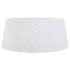 Falda de árbol de Navidad Vidaxl Ø56x23 cm de plástico blanco