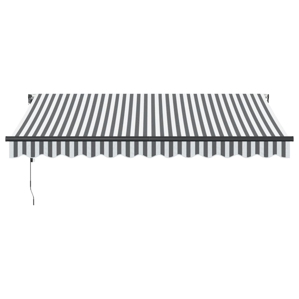 Tenda Vidaxx estensibile automaticamente 350x250 cm colore antracite e bianco