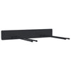 Vidaxl Garden Tool Rack Steel de montaje de pared Negro