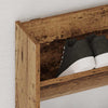 Armadio da scarpe a parete Vidaxl 80x18x90 cm in legno di legno a colori