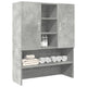 Armario de lavadora Vidaxl 70.5x25.5x90 cm Precio de concreto