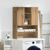 Gabinete de lavadora Vidaxl 70.5x25.5x90 cm Color de roble artesanal