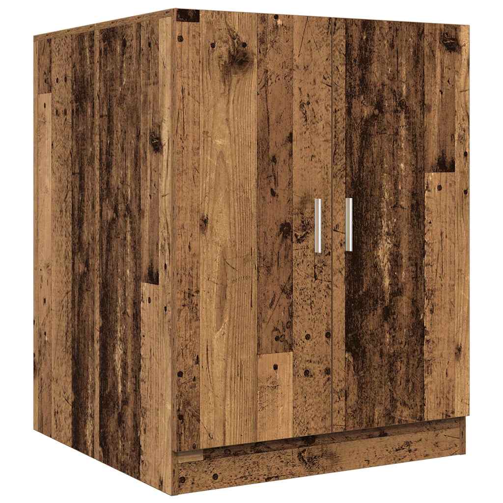 Armario de lavadora Vidaxl 70.5x71.5x91.5 cm de madera de los viejos