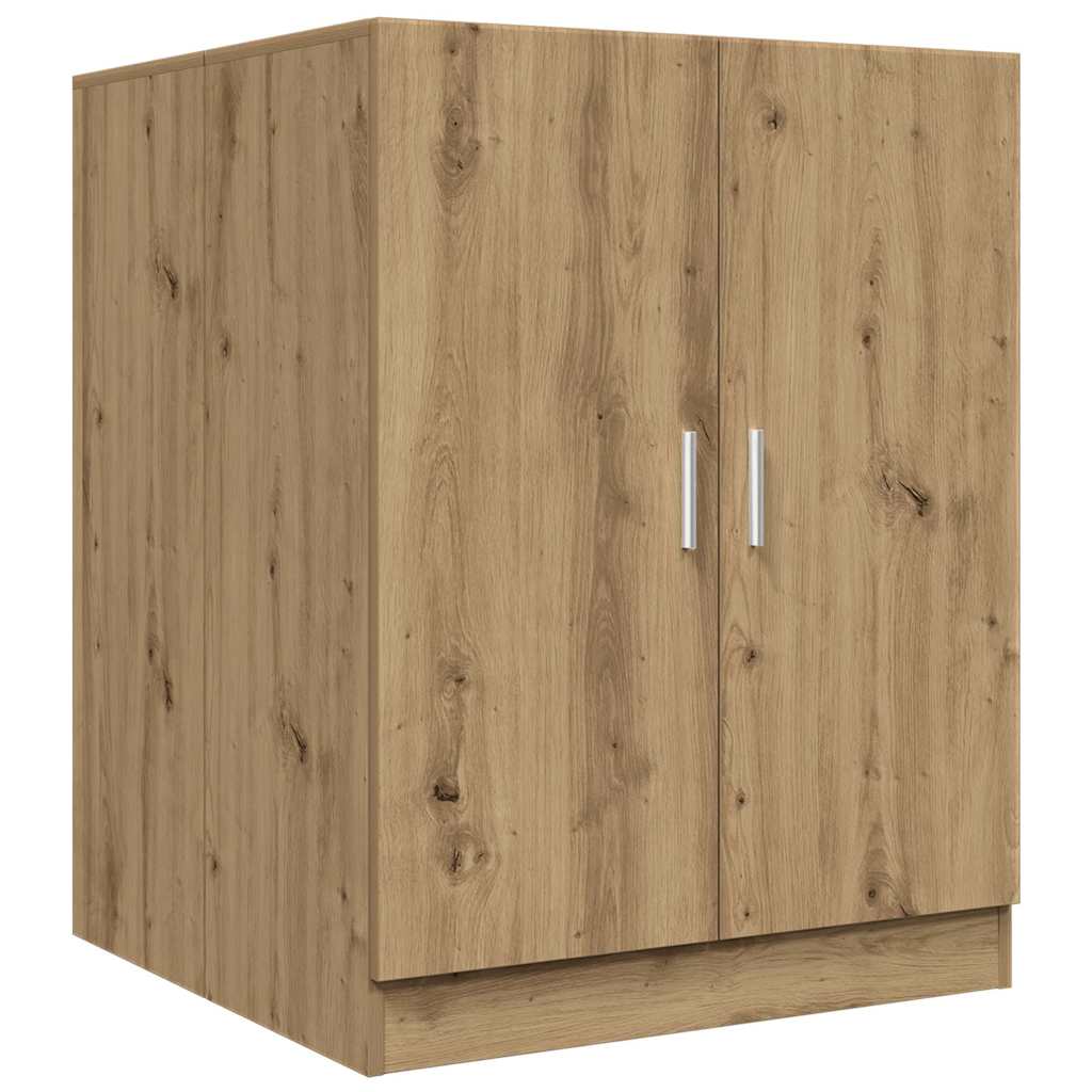 Mobile lavatrice Vidaxx 70,5x71,5x91,5 cm artigianale color rovere