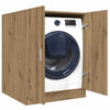 Mobile lavatrice Vidaxx 70,5x71,5x91,5 cm artigianale color rovere