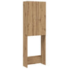 Mueble lavadora vidaxx 64x25,5x190 cm color roble artesanal