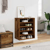 Gabinete de zapatos Vidaxl 60x35x70 cm de madera procesada de madera vieja