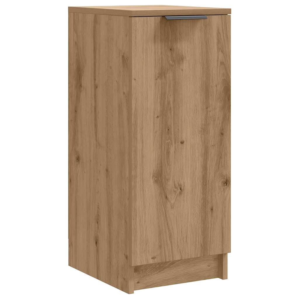 Zapatero VidaXL 29,5x35x70 cm madera elaborada, color roble artesanal