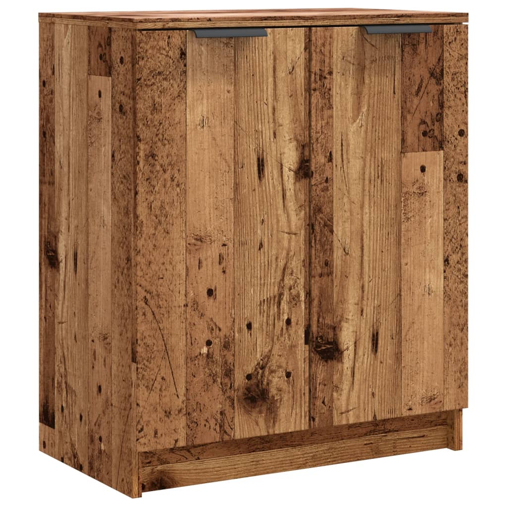 VidaXL zapatero 59x35x70 cm acabado madera color madera vieja