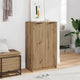 Zapatero vidaxx 59x35x100,5 cm madera elaborada, color roble artesanal